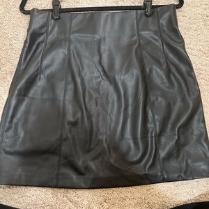 Zara Leather Skirt